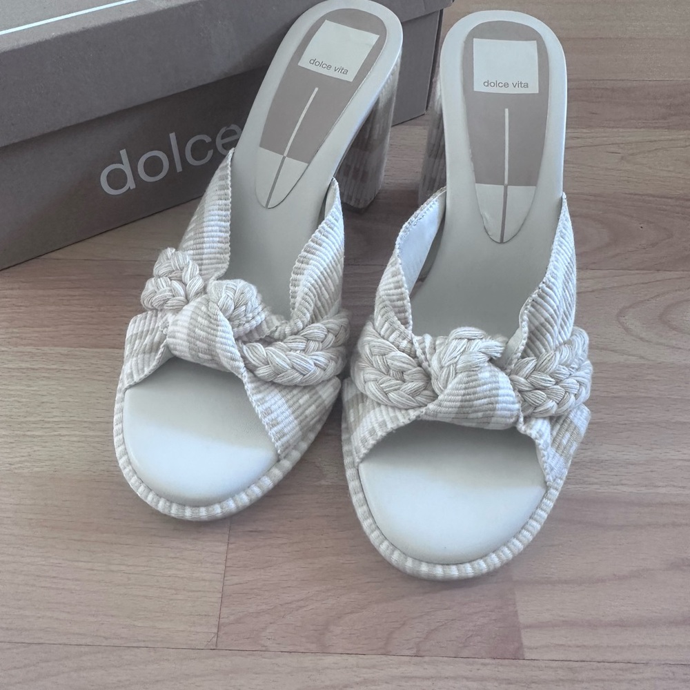Dolce Vita Brila Striped Heeled Sandals